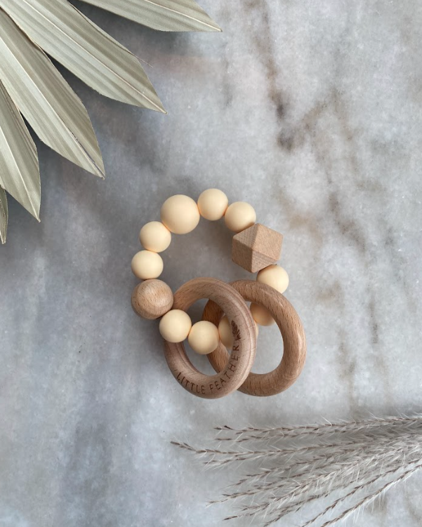 Little Feather Teething Ring