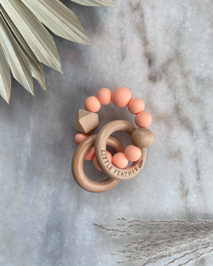 Little Feather Teething Ring
